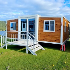 Casa Contenedor Expandible Prefabricada Portátil de 20 y 40 pies de China, 2 o 3 Dormitorios, Lista <span class=keywords><strong>para</strong></span> Habitar, <span class=keywords><strong>para</strong></span> Uso como Oficina/Villa - Product Image 1