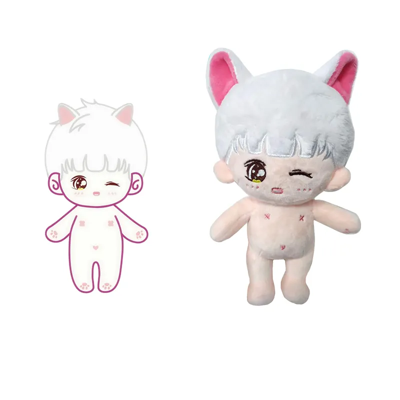 Poupées en peluche douce populaire, vente chaude exquise Kpop 10cm poupée en peluche personnalisée