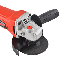 Meuleuse d'angle professionnelle 125 mm/5 pouces 220/110 V avec interrupteur coulissant, disque de meulage, usage industriel, certifiée CE, garantie 1 an