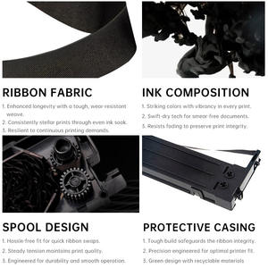 Print-Rite FA67 Cartouche de ruban d'imprimante de remplacement compatible pour KX-FB421/422/423 - Product Image 2
