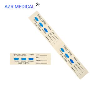 <span class=keywords><strong>Tarjeta</strong></span> indicadora química Clase 5 para esterilización en autoclave - Monitoreo y validación del proceso, papel de enmascaramiento, certificado ISO9001 - Product Image 1