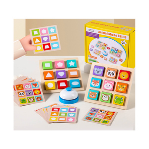 Educational Animal Shape Building Blocks Battle Game Manufacturer Direct Sale Educational Toys for Kids Learning for Boys Girls - Product Image 1