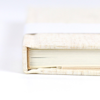 Carnet de planification quotidienne personnalisé, organiseur professionnel pour entreprises, carnet à couverture rigide en tissu, service d'impression de logo personnalisé OEM