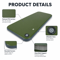 Matelas gonflable de camping pliable et imperméable en TPU premium avec logo personnalisé