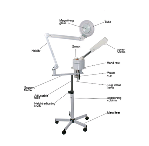 <span class=keywords><strong>Steamer</strong></span> Wajah 2 In 1 dengan Uap Lebih Kuat dan Desain Lampu Pembesar 3X untuk <span class=keywords><strong>Steamer</strong></span> Wajah Salon Kecantikan dengan Lampu Pembesar - Product Image 2