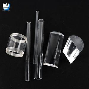 Youyizuo fábrica venta al por mayor color <span class=keywords><strong>transparente</strong></span> <span class=keywords><strong>PVC</strong></span> medio redondo esmerilado acrílico <span class=keywords><strong>tubo</strong></span> - Product Image 5