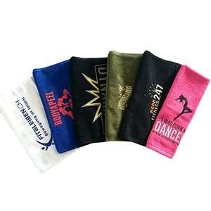 Serviettes de sport HAILAN écologiques, personnalisées avec logo, 100% coton, couleur unie, broderie, séchage rapide, absorbantes, hypoallergéniques - Product Image 1