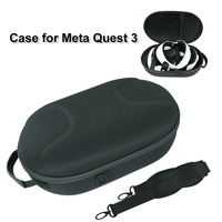 Sac de rangement dur à la mode avec sac de voyage de transport antichoc à l'épaule pour lunettes Meta Quest 3 VR Portable