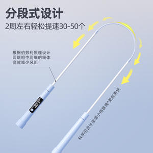 Cuerda para saltar Xiaoxiao con contador electrónico, equipo de fitness para niños de 8 a 13 años, unisex, material ABS, 2,8 m - Product Image 1