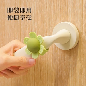 Heartmade Sunflower <b>Door</b> <b>Handle</b> Anti Collision Pad Silicone <b>Door</b> <b>Stopper</b> For Home Safety Protection - Product Image 2