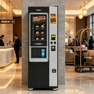 TCN 24/7 Distributeur automatique de café américain à cappuccino entièrement automatique pour les entreprises <span class=keywords><strong>avec</strong></span> moulin à café professionnel de 64mm - Product Image 5
