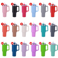 Vaso Térmico de Acero Inoxidable H2.0 Flowstate para Café de 30oz y 40oz, Vaso de Viaje para Sublimación con Asa - Desde Almacén en EE. UU.