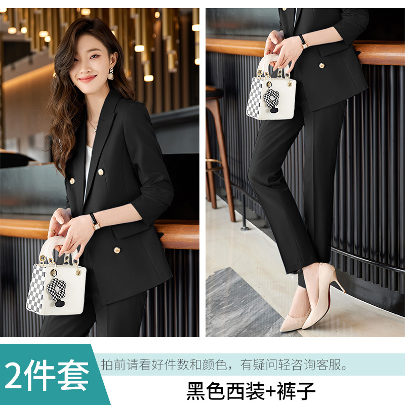 Black suit pants