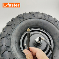 Trottinette Électrique L-faster avec Pneus de 14,5 Pouces, Moteur Brushless 350W, Kit Contrôleur Étanche avec Fonction 3 Vitesses
