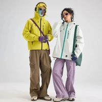 Veste de randonnée imperméable unisexe pour l'extérieur, avec poche zippée colorée, logo imprimé, utilisable en hiver et en été, veste de sport à capuche POWER DRY