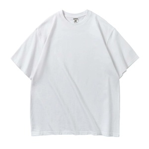 เสื้อยืดคอตตอน 100% หนัก 280 กรัม แบบสั่งทำพิเศษ OEM ODM ทรงโอเวอร์ไซส์ คอกลม แขนสั้น ไม่มีลาย พร้อมสกรีนโลโก้ - Product Image 1