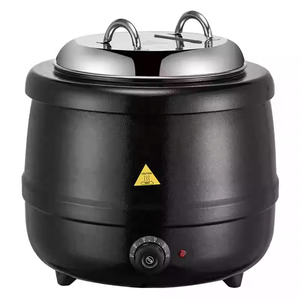 Chauffe-Soupe Électrique Noir Grande Capacité 10L 13L pour Cuisine Professionnelle – Matériel de Restauration Durable pour Hôtels et Restaurants – En Promotion - Product Image 4