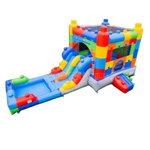 <span class=keywords><strong>Castillo</strong></span> Inflable Colorido para Niños con Tobogán de Agua para el Verano, Parque Inflable, Casa de Brinco Inflable - Product Image 5
