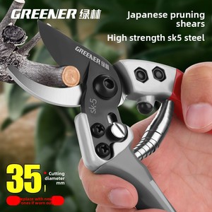 Sécateur manuel ergonomique robuste en acier de haute qualité pour arbres fruitiers et plantes ornementales – Idéal pour la taille des branches en forêt - Product Image 4