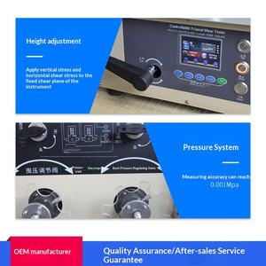 Appareil de test triaxial à contrainte-contrainture de haute précision, testeur de pénétration par cisaillement, équipement de test des sols - Product Image 4