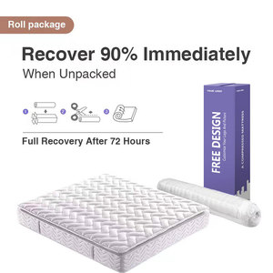 Ensemble de chambre à coucher double sur mesure en Chine, prix réduit, soutien hybride en mousse à mémoire de forme, matelas à fort soutien - Product Image 3