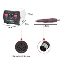2032 OEM Korea Original Mikromotor für Dentallabore, Stark 204+Rot 102LN 45000RPM, für Prothesen, Schmuckherstellung, Nagelpolieren, Bohrmaschine