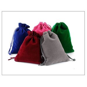 Bolsas de Joyería de Terciopelo con Cordón, Reciclables, Personalizadas con Impresión, para Relojes, Collares, Piedras Preciosas, Gafas, Anillos, Pendientes, Venta al Por Mayor - Product Image 3