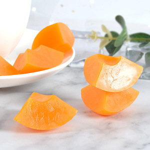 Modelo de melocotón enlatado y melocotón amarillo simulados en PVC, juguete de fruta de gran tamaño para bricolaje, accesorio para fotografía de alimentos, adorno. - Product Image 1