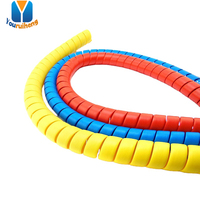 Manguito de cable de envoltura Flexible, Protector de manguera de goma hidráulica