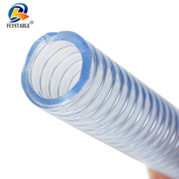 Tuyau spiralé en PVC de qualité alimentaire FLYSTABLE avec armature en acier, 1/4''-12'', léger, durable, flexible, certifié REACH et RoHS