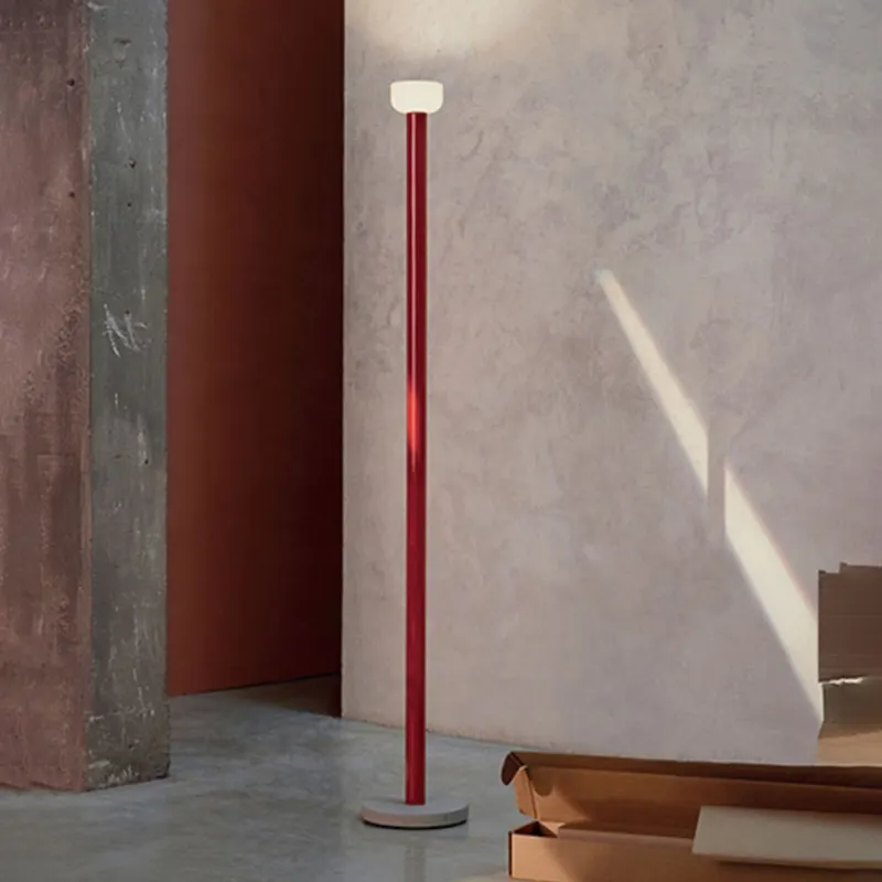 Luminária de chão LED de metal minimalista para decoração de interiores moderna nórdica para sala de estar