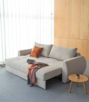 Ensemble de meubles de salon haut de gamme au design minimaliste, canapé sectionnel moderne avec chaise longue extensible et pliable inclinable