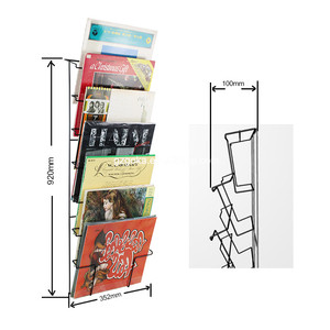 Black or White Wall Mounted <strong>Vinyl</strong> Record <strong>Storage</strong> Stand Hanging Record Display Rack Shelf Oil Painted GOKA HOT - Product Image 3