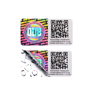 Etiquetas Adhesivas Personalizadas de <span class=keywords><strong>Película</strong></span> PET Transparente con Holograma, Anti-Falsificación, Void, Troqueladas, Impresión CMYK - Product Image 2