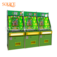 SOURCE Neon Light Music Quarter Pusher Machine Brandneu Deluxe mit Bonusloch Münzschieber-Spiel