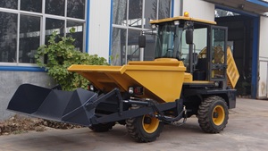 Mini-dumper FCY30, capacité 0,3 m³, camion benne diesel pour la construction avec benne hydraulique, certifié CE - Product Image 3