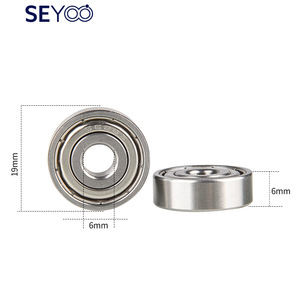 Roulement à billes à gorge profonde Seyoo S626ZZ en acier inoxydable 6x10x3mm pour usage domestique et équipement de fitness - Product Image 3