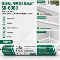 Scellant adhésif en silicone neutre de haute qualité de la marque YSD, résistant aux intempéries, pour la construction, le jointement général des joints, les espaces entre les fenêtres
