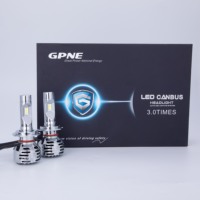 Nouveau phare de voiture LED GPNE R3 H7 38W 6000K Canbus avec CE FCC EMARK RoHS 12V, compatible universel