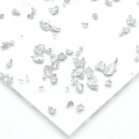 Feuille acrylique transparente PMMA personnalisée de 3 mm à 18 mm avec paillettes et feuille d'or et d'argent