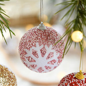 Adornos de Bolas de Navidad de 8 cm para Decoración de Árboles de Navidad - Product Image 4