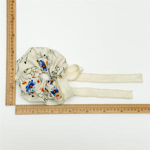 ที่คาดผมผ้าพิมพ์ลายดอกไม้สไตล์วินเทจหวานๆ สำหรับผู้หญิง สไตล์ยุโรป-อเมริกัน เครื่องประดับผมสำหรับงานแต่งงาน - Product Image 3