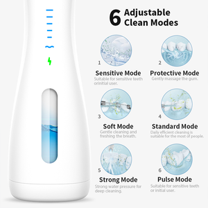 Flosser de agua portátil de 250ml mejor calificado-Irrigador oral a prueba de agua IPX7 para el cuidado dental del hogar y de viaje - Product Image 5