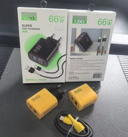 Chargeur rapide pour téléphone portable 65W avec prise EU, câble USB Type-C PD, chargeur USB Type-C, charge rapide, adaptateur secteur USB-C