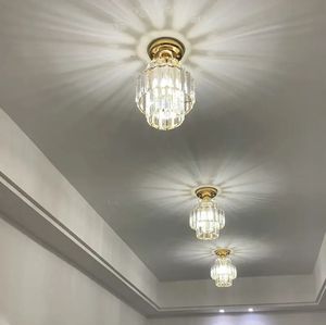 Nouvel arrivage de plafonnier en cristal oem abat-jour applique cage garde forme créative k9 plafonnier en cristal clair - Product Image 2