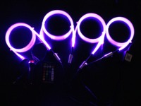 Kit de plafonnier LED 1,5W 12V à fibres optiques en plastique de 0,75 mm pour voiture, étanche IP66, léger, dimmable via application/télécommande/voix