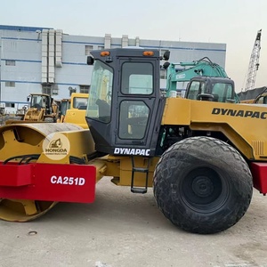 Compacteur à tambour vibrant simple DYNAPAC CA251D, moteur diesel, occasion, pour la construction routière - Product Image 6