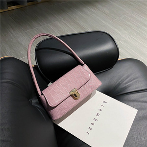 Petit <span class=keywords><strong>sac</strong></span> à bandoulière en PU tendance coréenne, motif pierre, <span class=keywords><strong>sac</strong></span> élégant pour femme, <span class=keywords><strong>sac</strong></span> de <span class=keywords><strong>printemps</strong></span> - Product Image 2