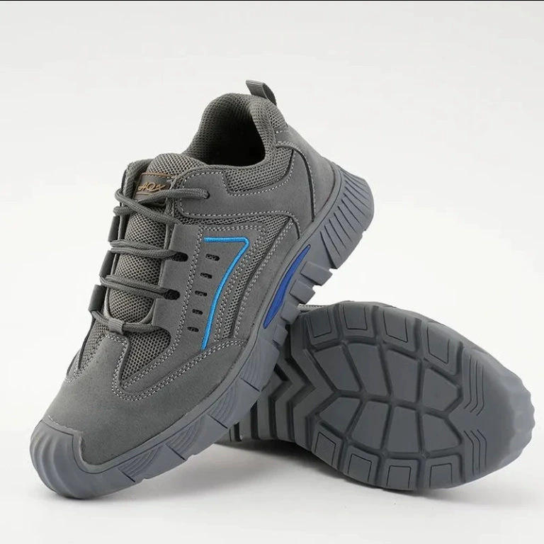 Sandal keselamatan Woodland dengan kaki baja, sepatu musim dingin musim  gugur untuk cuaca musim semi