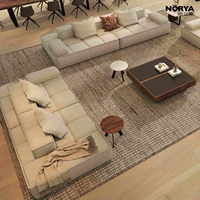 Canapé d'angle modulaire en tissu NORYA, moderne et confortable, avec fonction massage, suite de salon personnalisée de luxe pour hôtel et salon
